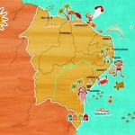 Mapa Nordeste