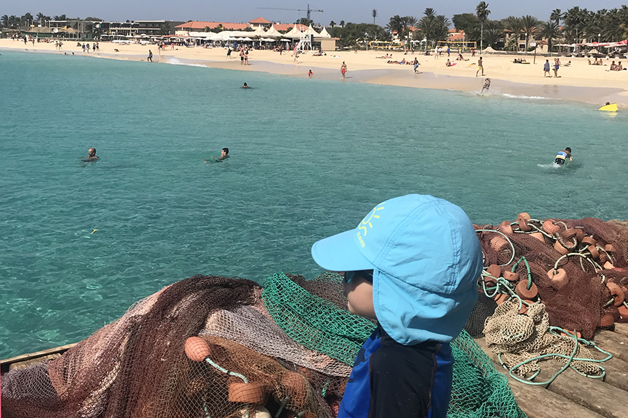 Cabo Verde com crianças
